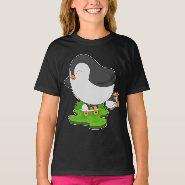 Camiseta Patinaje en línea Pingüino (Anverso)