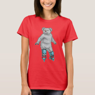 Camiseta Patinaje en línea sobre elefantes