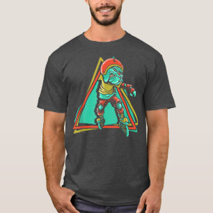 Camiseta Patinaje en línea sobre patinaje sobre ruedas de b