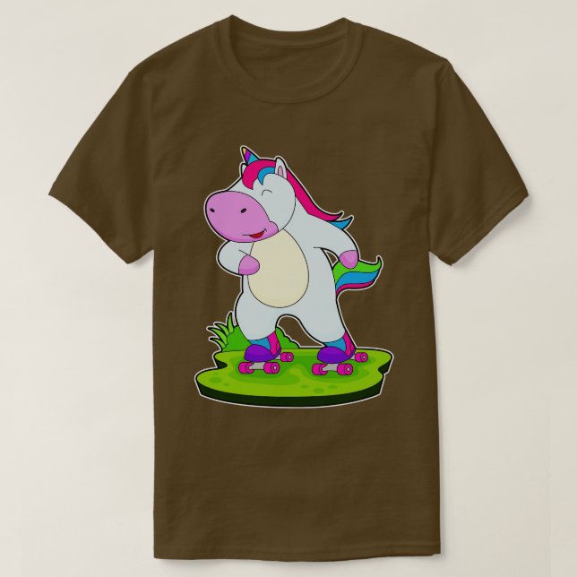Camiseta Patinaje en línea Unicorn (Diseño del anverso)