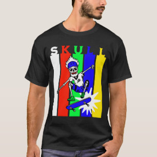 Camiseta Patinaje en monopatín de esqueleto