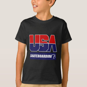 Camiseta Patinaje en monopatín EE. UU. 