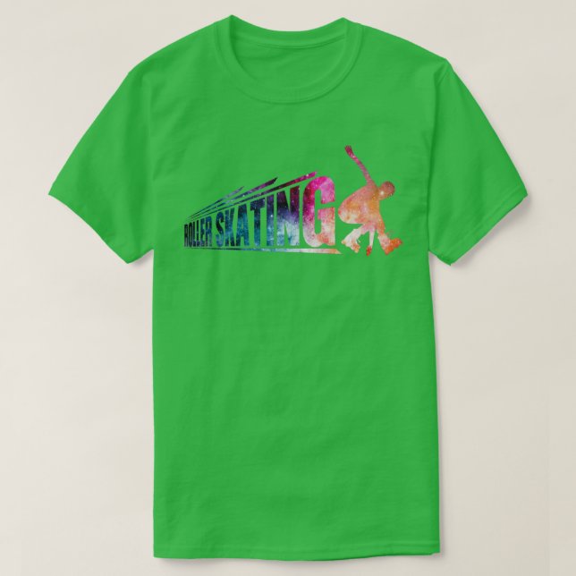 Camiseta Patinaje en patinaje sobre ruedas Galaxia más gran (Diseño del anverso)