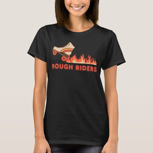 Camiseta Patinaje en personalizado Rough Riders (Anverso)