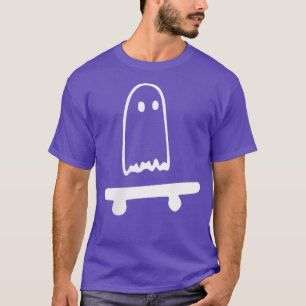 Camiseta Patinaje Fantasma Ropa holgazana Halloween Ropa di