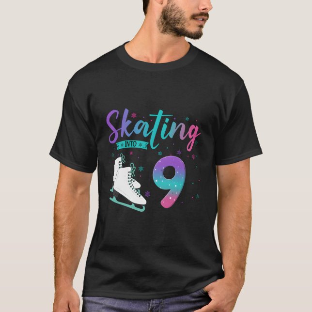 Camiseta Patinaje Hielo Chica De 9 Años En Niños De Nochevi (Anverso)