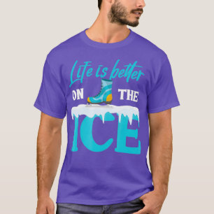 Camiseta Patinaje Hielo Gracioso Cita De Baile Hielo