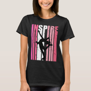 Camiseta Patinaje Hielo inspirador Inspira Cumpleaños Rosa