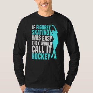 Camiseta Patinaje Hielo Patinador Figura Patinaje Fácil Lla