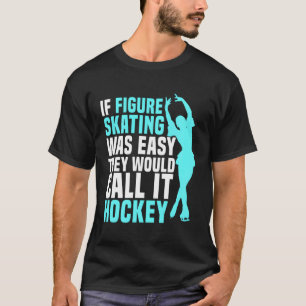 Camiseta Patinaje Hielo Patinador Figura Patinaje Fácil Lla