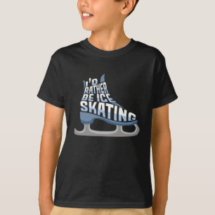 Camiseta Patinaje Hielo Prefiero Hacer Patinaje Hielo