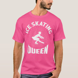 Camiseta Patinaje Hielo Queen Figura Patinaje sobre hielo