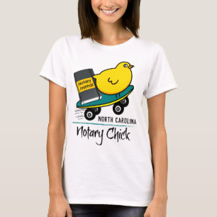 Camiseta Patinaje notarial móvil en Skateboard Carolina del