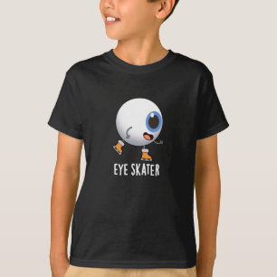 Camiseta Patinaje ocular Funny Patinaje Hielo Pun Oscuro BG