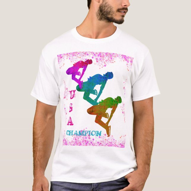 CAMISETA PATINAJE OLÍMPICO  (Anverso)