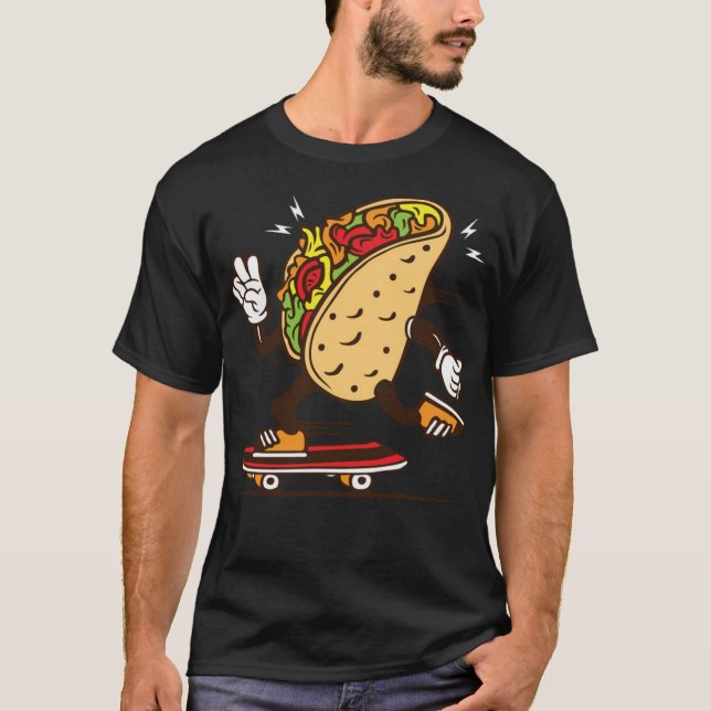 Camiseta Patinaje para patinaje sobre el taco (Anverso)
