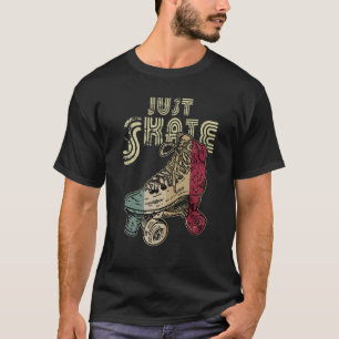 Camiseta Patinaje Retro Vintage Just Skate - Patinaje de ro