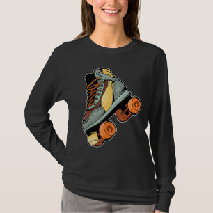 Camiseta Patinaje Retro Vintage Roller
