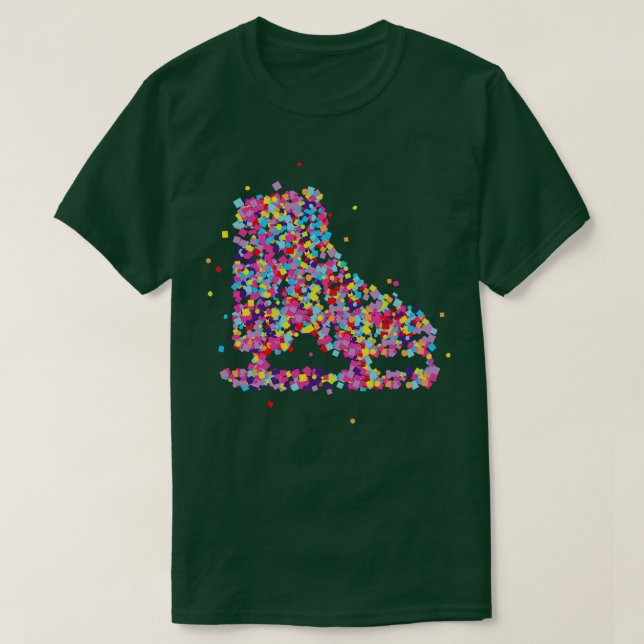 Camiseta Patinaje sobre hielo (Diseño del anverso)