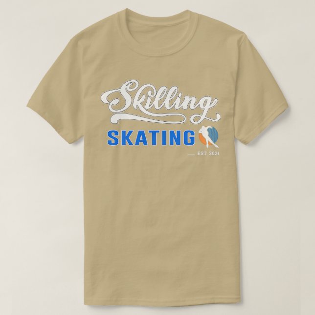 Camiseta Patinaje sobre hielo (Diseño del anverso)