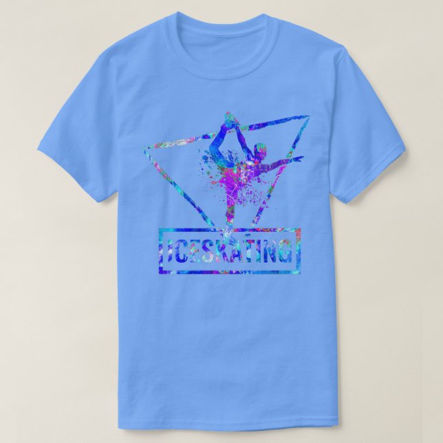Camiseta Patinaje sobre hielo 49 (Diseño del anverso)
