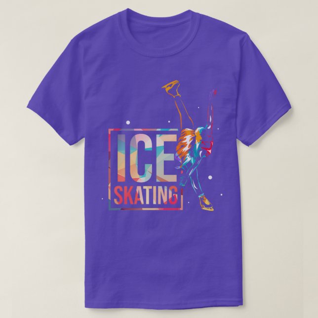 Camiseta Patinaje sobre hielo 53 (Diseño del anverso)