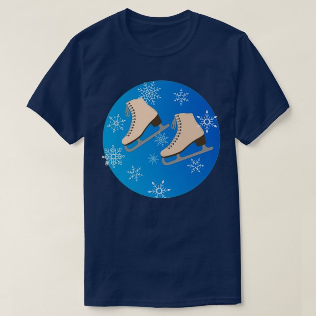 Camiseta Patinaje sobre hielo 77 2 (Diseño del anverso)