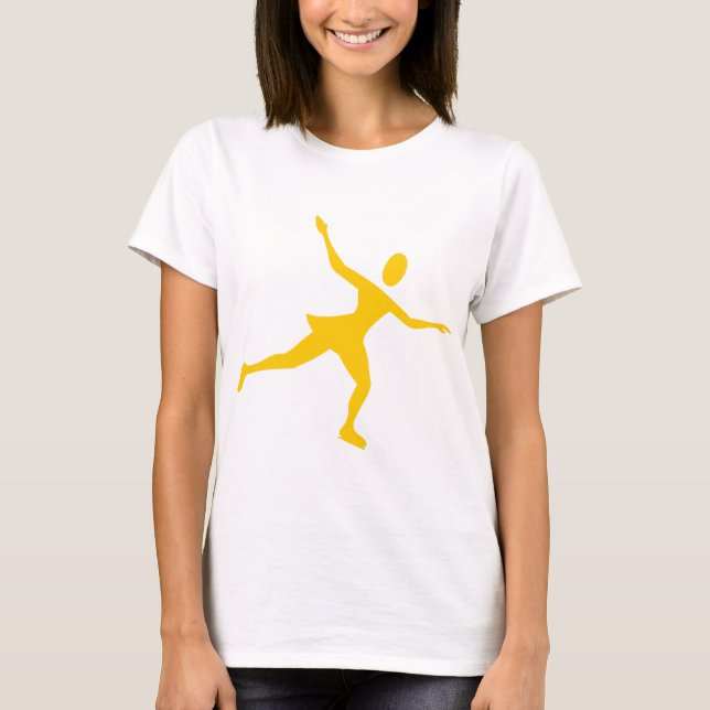 Camiseta Patinaje sobre hielo - Amber (Anverso)