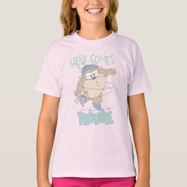 Camiseta Patinaje sobre hielo Baby TAZ™ Winter (Anverso)