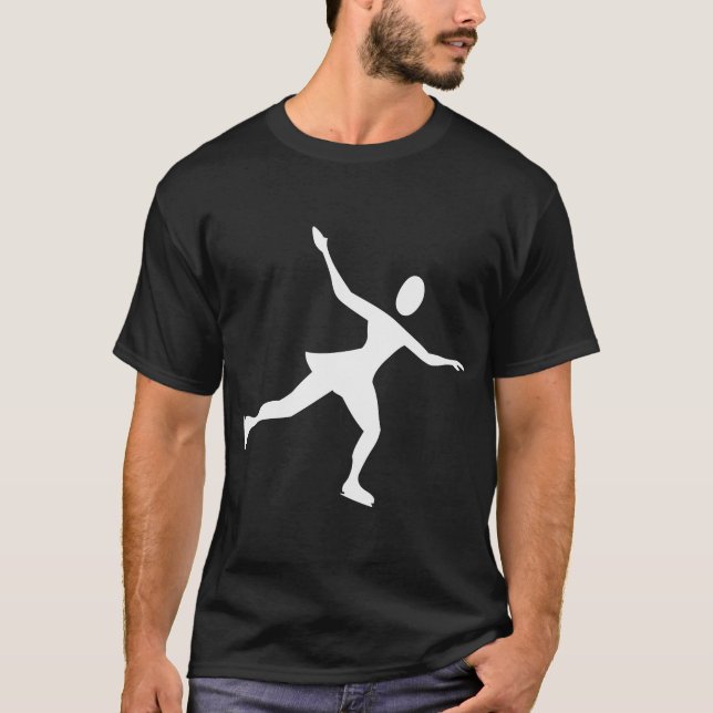 Camiseta Patinaje sobre hielo - Blanco (Anverso)