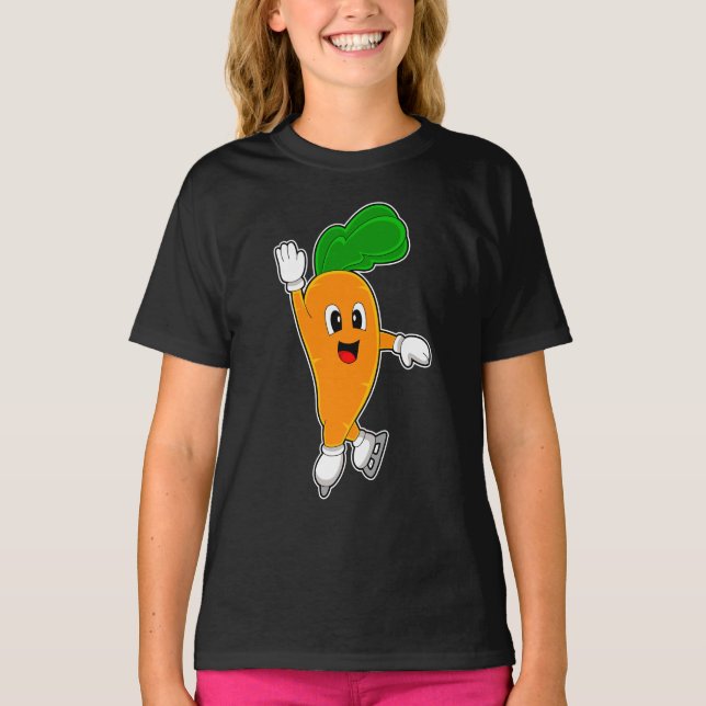 Camiseta Patinaje sobre hielo Carrot Patines Hielo (Anverso)