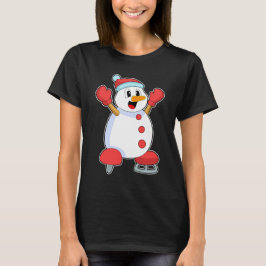 Camiseta Patinaje sobre hielo de Snowman
