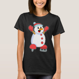 Camiseta Patinaje sobre hielo de Snowman