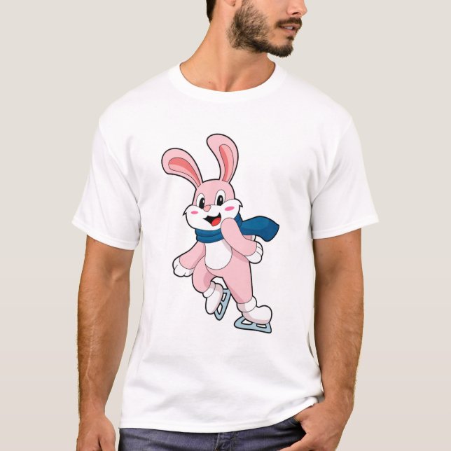 Camiseta Patinaje sobre hielo en conejo (Anverso)