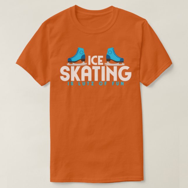 Camiseta Patinaje sobre hielo es un compás de patinaje sobr (Diseño del anverso)