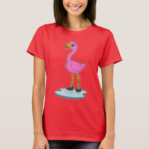 Camiseta Patinaje sobre hielo Flamingo