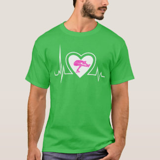 Camiseta Patinaje sobre hielo Heartbeat