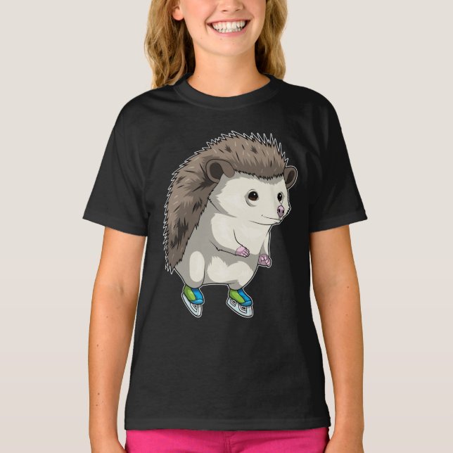 Camiseta Patinaje sobre hielo Hedgehog (Anverso)