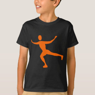 Camiseta Patinaje sobre hielo - Naranja
