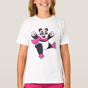Camiseta Patinaje sobre hielo Panda