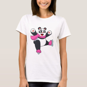 Camiseta Patinaje sobre hielo Panda