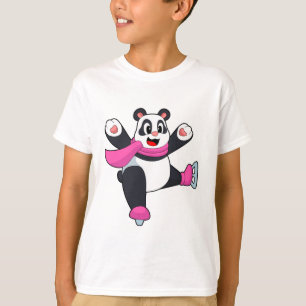 Camiseta Patinaje sobre hielo Panda