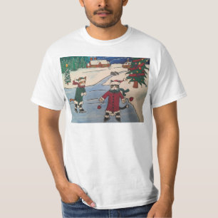 Camiseta Patinaje sobre hielo para navidades