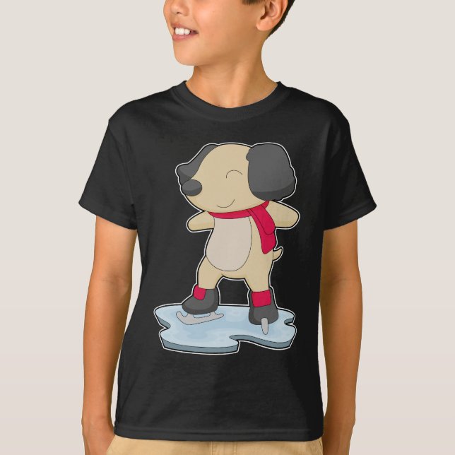 Camiseta Patinaje sobre hielo para perros (Anverso)