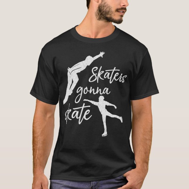 Camiseta Patinaje Sobre Hielo Regalo Patinador Patinaje Sob (Anverso)