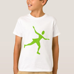 Camiseta Patinaje sobre hielo - Verde marciano