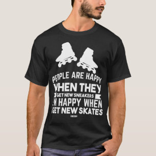 Camiseta Patinaje sobre patinaje en línea de velocidad