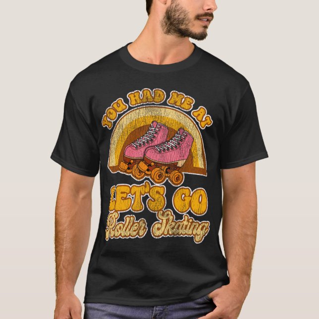 Camiseta Patinaje sobre patinaje sobre patines de los años  (Anverso)