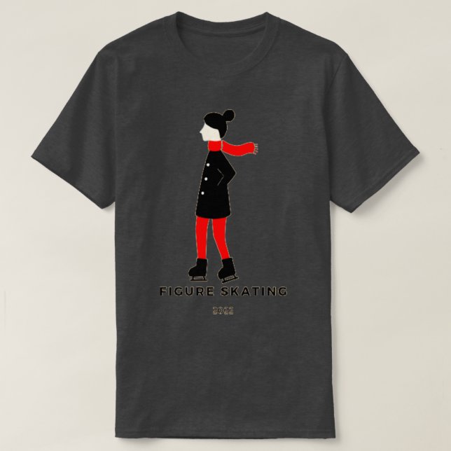 Camiseta Patinaje sobre Pekín 2022 (Diseño del anverso)