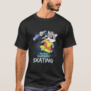 Camiseta Patinaje sobre Rocket Racoon